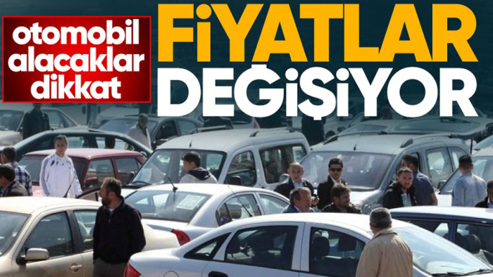 Otomobil alacaklar dikkat! Zam geliyor...